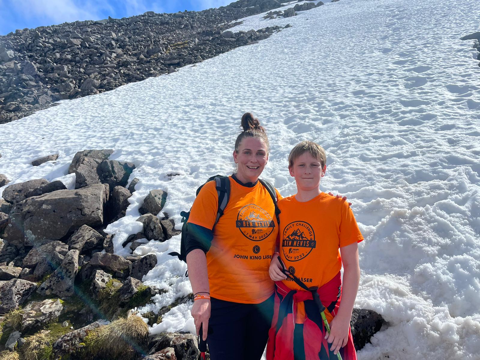 Marie and Lucas - Ben Nevis Climb - Oscars Charity