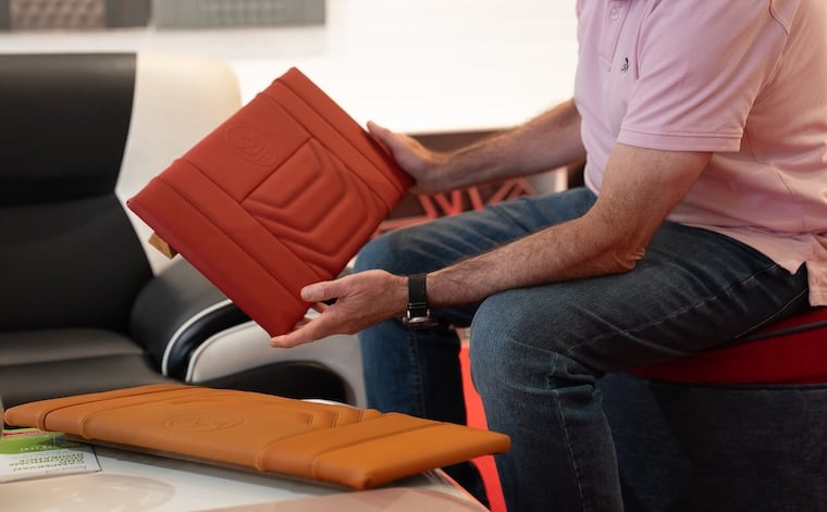Selecting the upholstery is an enjoyable part of the buying process