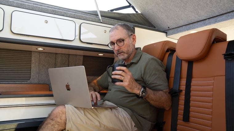 Working from the VW T7 Freedom campervan