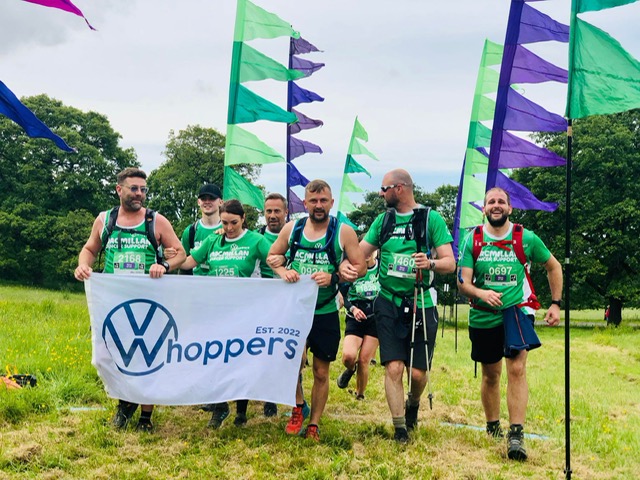 CamperKing owner helps raise £11,000 for Macmillan Cancer Support in team effort