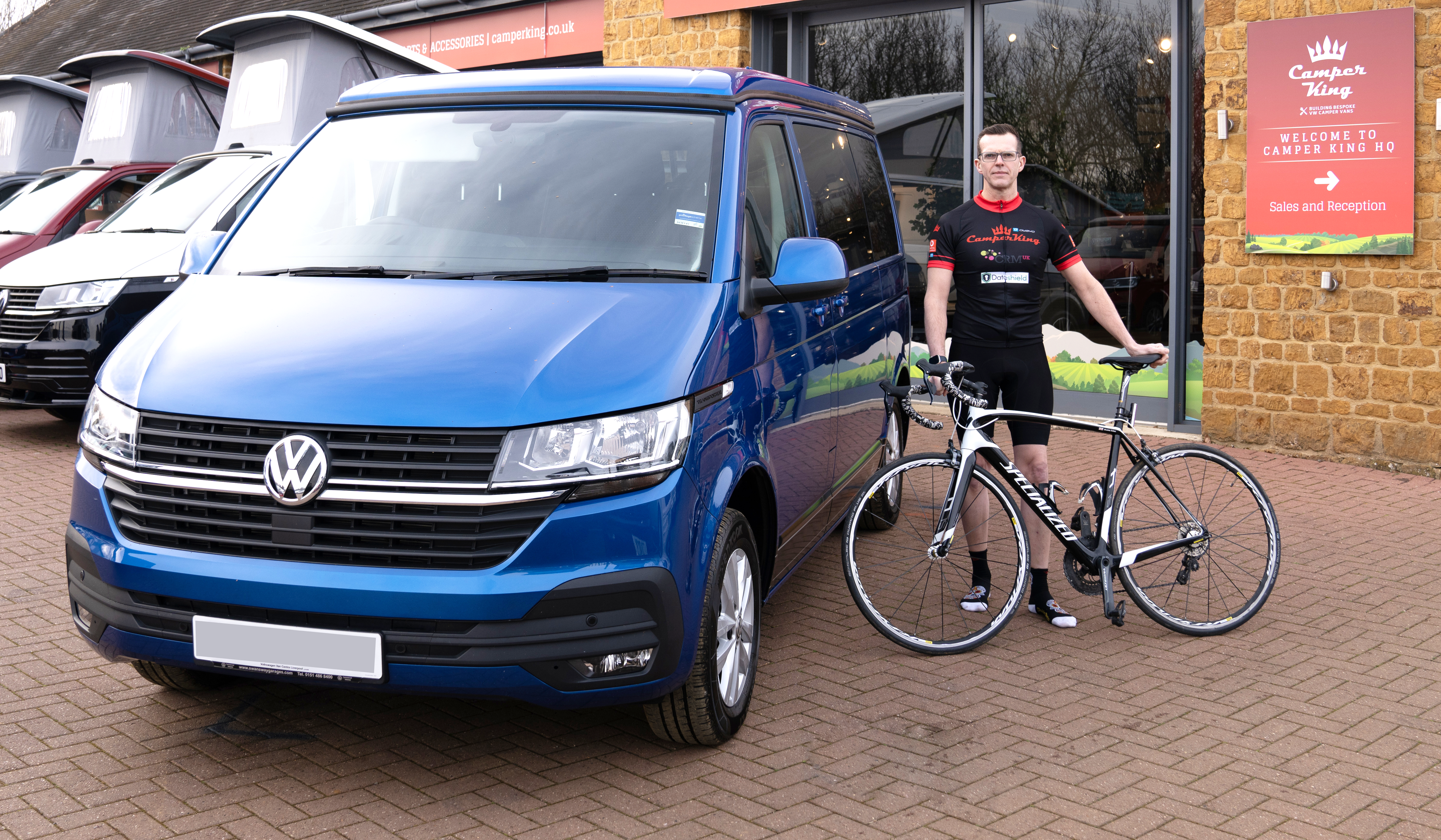CamperKing donates campervan rental for customer's epic fundraising cycle ride
