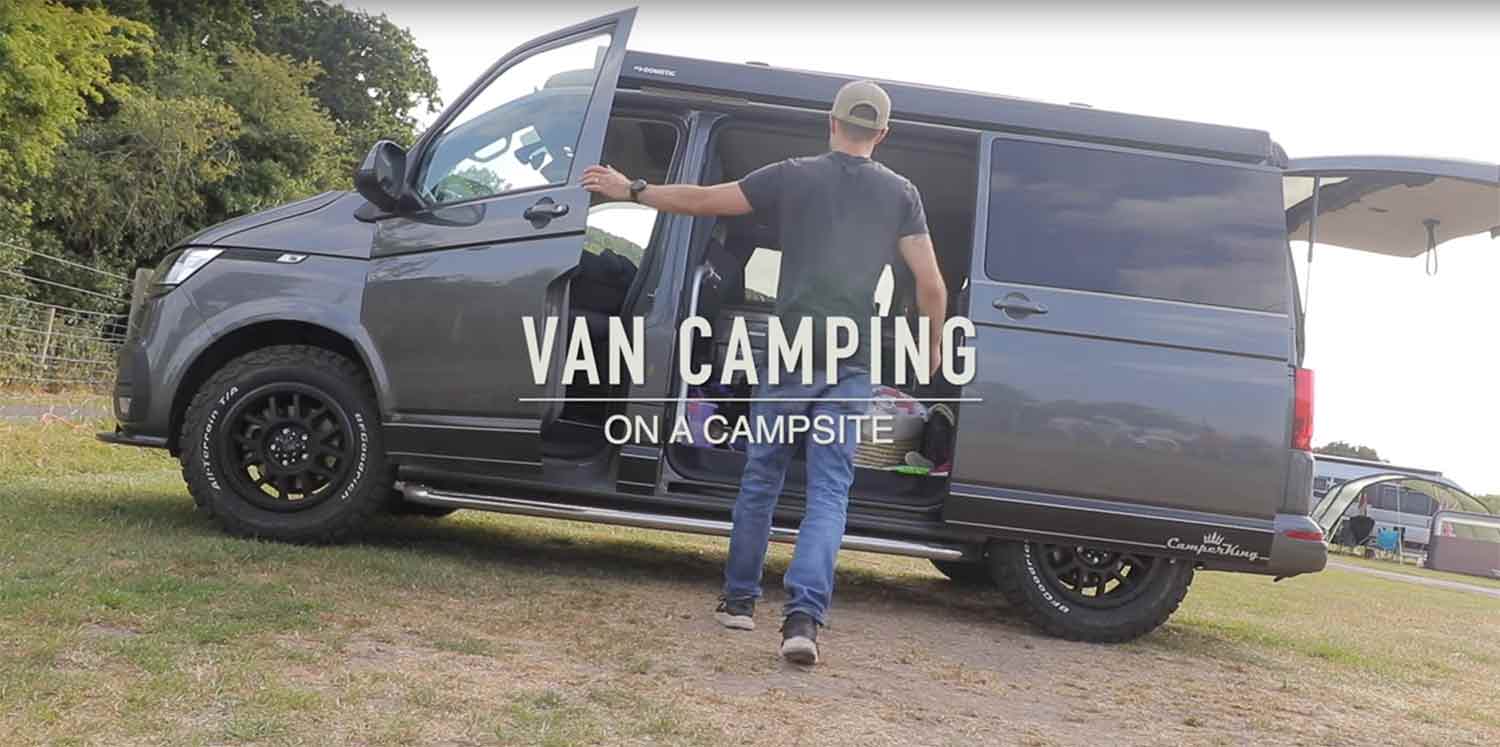 CamperKing ambassador enjoys his first family camping trip (WATCH)